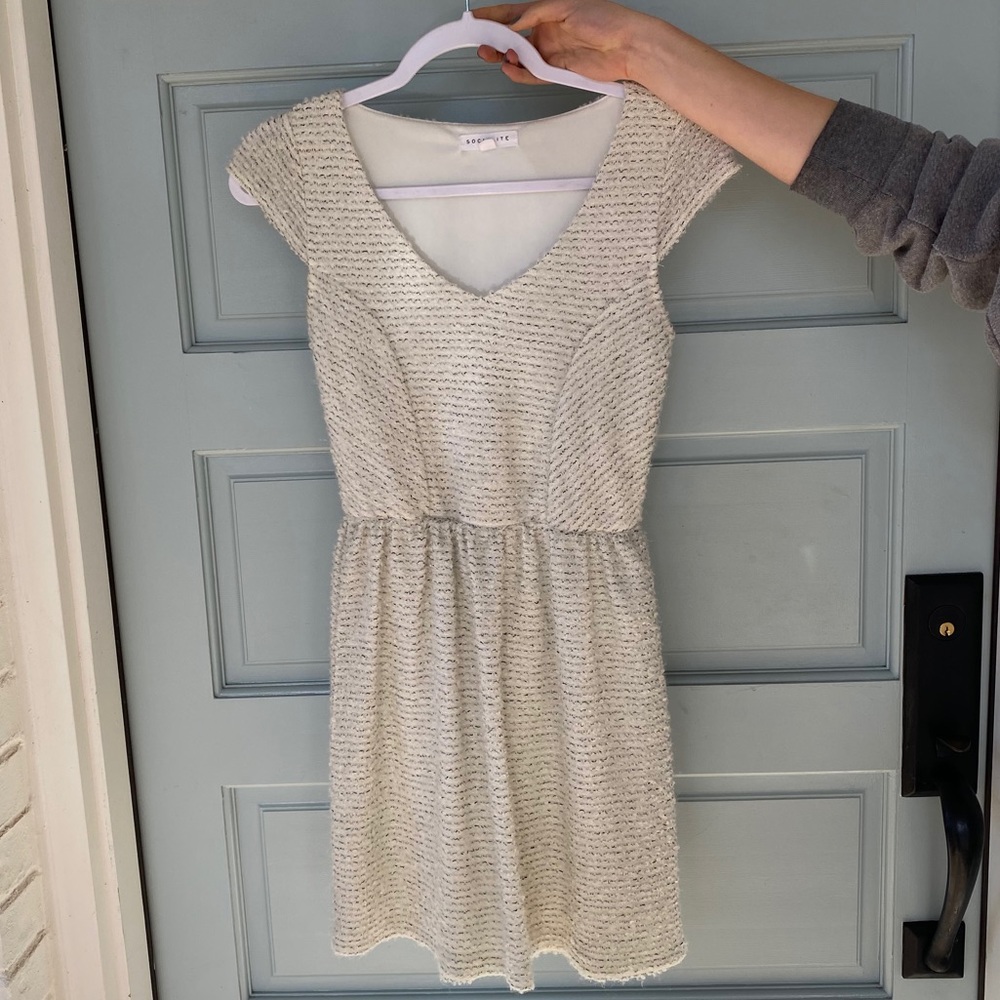 Festive white dress